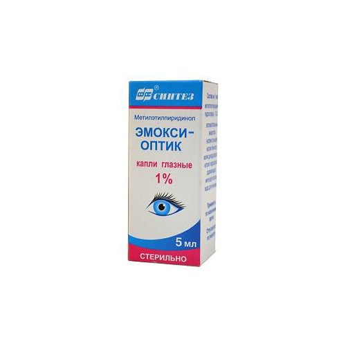 Лекарственные средства :: Препараты для лечения глаз :: Эмокси-оптик 1% .